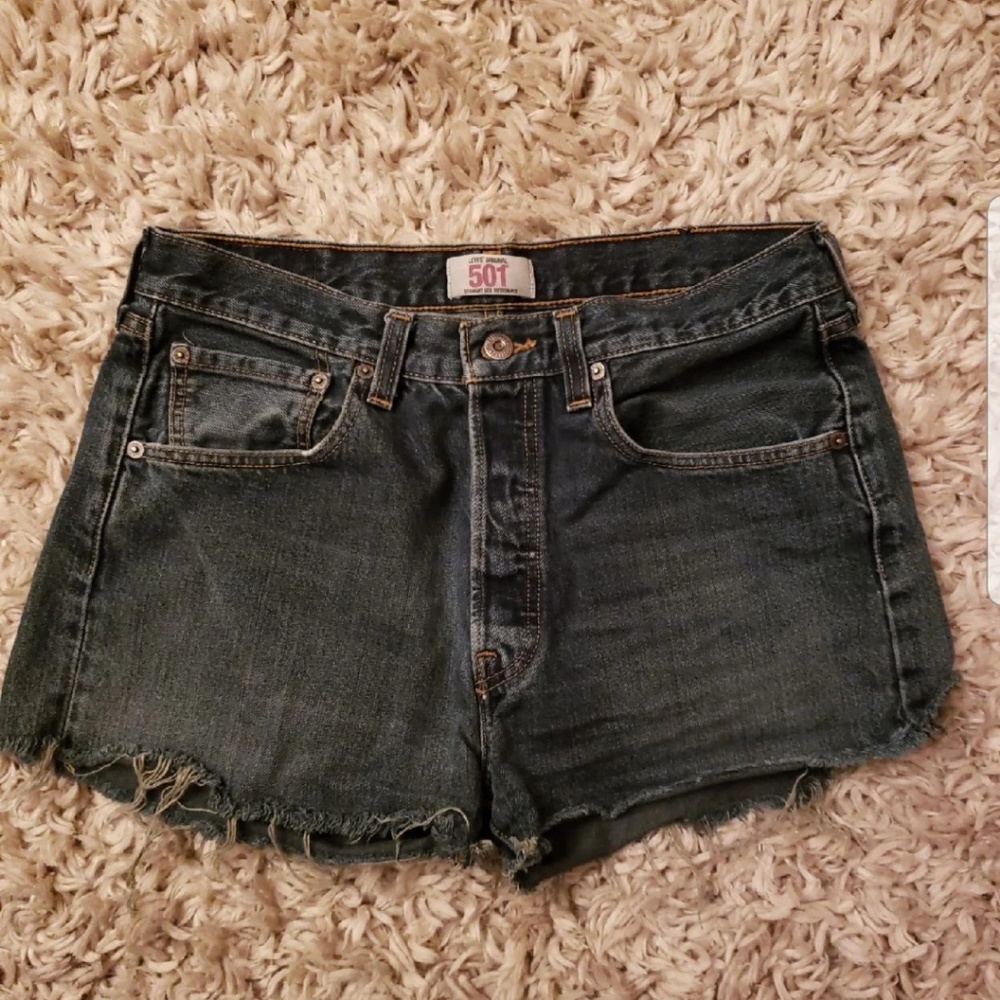 Levi's high rise shorts